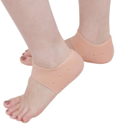 LOOKFIT Anti Crack Foot Protector Moisturizing Socks for Men and Women Heel Support Heel Support(Beige)
