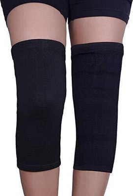 Mulkraj Ortho KNEE CAP REGULAR KNEE SUPPORT Knee Support (Black) Knee Support