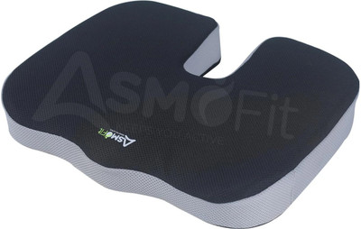 Asmofit Coccyx Non-Slip Orthopedic Memory Foam Cushion for Tailbone, Spinal & Lower Back Back / Lumbar Support