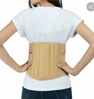 Mulkraj Ortho NEW-Lumbo Sacral (L.S Belt) Back Pain Belt ( BEIGE )-129 Back / Lumbar Support
