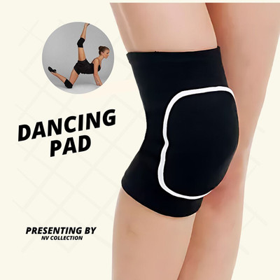 Balarakaaa NEW_S_Dance Training Knee Pads for Comfort PracticeCRY1054 Knee Support(Black)