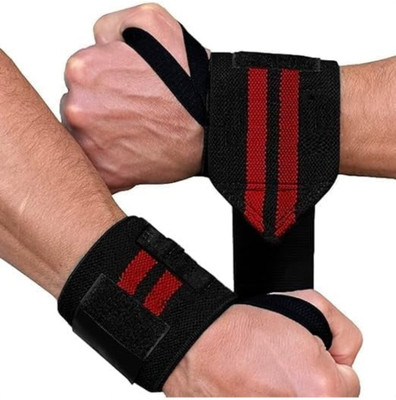 Tonex Professional Wrap Band, Strap For Gym & Fitness Wrist Support Wrist Support(Red, Black)