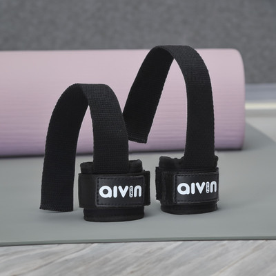 AIVIN Ergo Weight Lifting Strap with Wrist Support(Black)