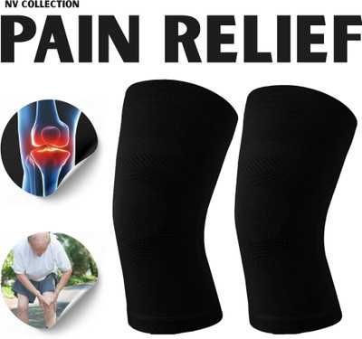 CTC CREATION Walk-Assist Knee Cap for Supportive Stride Knee Support(Black)