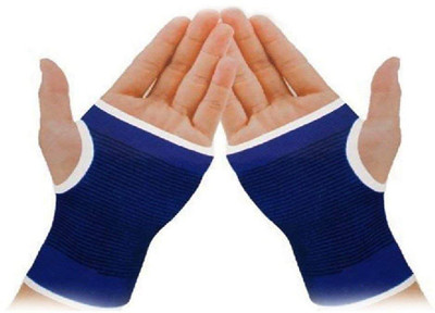 FlyTouch Palm Support Comfortable And Durable Wrist Hand Glove Elastic Gym Sweat Guard Hand Support(Blue)