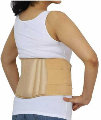 Mulkraaj LS--Lumbo Sacral (L.S Belt) Corset- Back Pain Belt Waist Support (BEIGE)-193 Back / Lumbar Support(Beige)