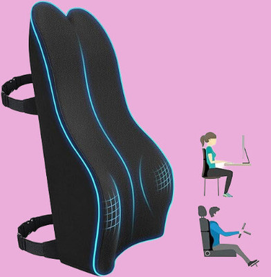 QP360 Backrest cushion posture corrector Back / Lumbar Support(Black)