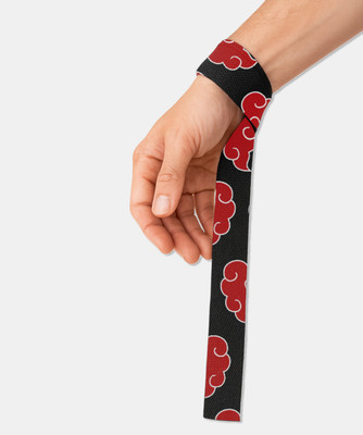 Zoku Naruto Akatsuki Cloud Lifting Straps Wrist Support(Black, Red)