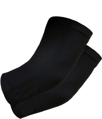 GymWar (pack of 2) Elbow Brace Compression Support Tendonitis, Tennis Elbow Elbow Support(Black)