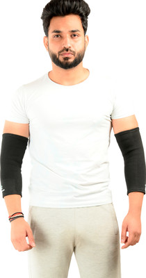 K SQUARIANS Elbow Support Medium Black Pair | Elbow Brace For Sports, Gym & Weightlifting Elbow Support