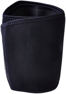 Manogyam Ventures Sweating Waist Trimmer Fat Burner Belly Tummy Yoga Wrap Black Exercise look Belt Free Size Abdominal Belt(Black)
