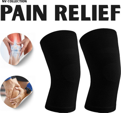 CTC CREATION Adjustable Knee Guard for Joint Comfort Knee Support(Black)