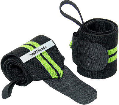 JMO27Deals Wrist Support Wrap With Thumb Loop Strap Band , Wrist Strap For Gym and Fitness Wrist Support(Green)