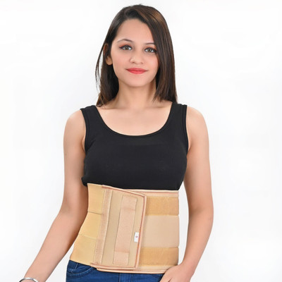 HEAREAL Abdomen Support Belt for Tummy Fat Loss, C- Section Delivery, Body Shaper(BEIGE) Abdominal Belt(Beige)