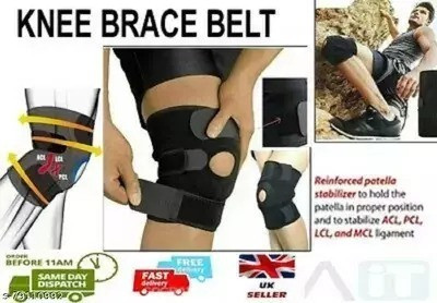 Mulkraj Ortho Knee Support(Men and Women) (Black)-117 Knee Support(Black)