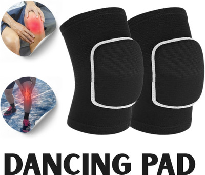 meetanshcollection Padded Knee Shields for Confident Dance Moves Knee Support(Black)