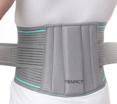 TENACT Lumbar Support Belt for men and women LS Belt and Backpain Relief Belt Back / Lumbar Support(Grey)