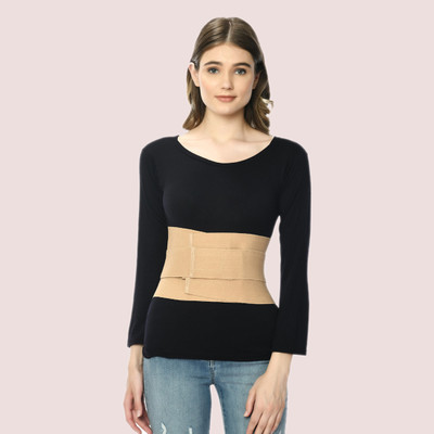 Psons post pregnancy belt after delivery for tummy reduction Recovery Belly Wrap Abdominal Belt(Beige)