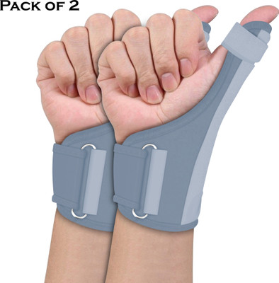 ELOVE Thumb Brace Spica Splint - Thumb Stabilizer for Pain,Carpal Tunnel & Trigger Splints(Grey)