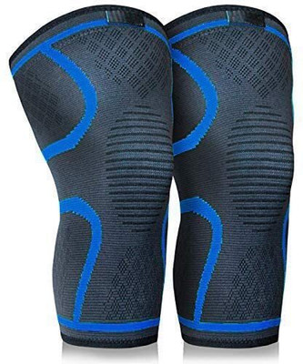 GymWar Sports & Fitness Pain Relief Knee Support,Knee Sleeve,knee cap,Knee Guard 1 Pair Knee Support
