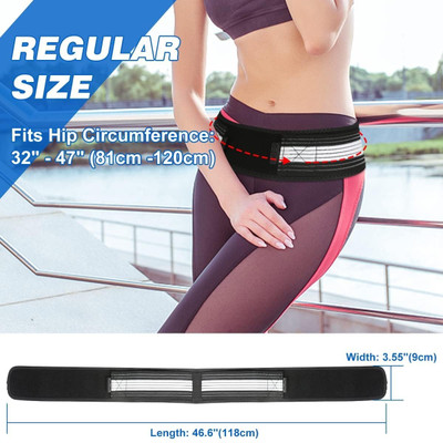 NACTUS SI Joint Hip Support Belt for Men and Women Lower Back Brace Back / Lumbar Support(Multicolor)