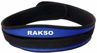 HouseOfCommon Weight lifting Gym Belt Back Support ForMen and Women BLACK PVC Abdomen Support Back / Lumbar Support(Blue)
