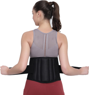 ORANCLE Unisex Premium Lumbo Sacral Adjustable and Magnetic Belt Back / Lumbar Support(Blue)
