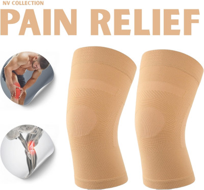 CTC CREATION Soft Fabric Brown Knee Support for Gentle Comfort Knee Support(Brown)