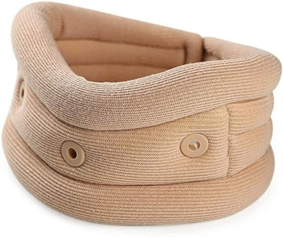 Advit Soft Cervical Collar Adjustable Neck brace With Support Relieves Pain & Pressure Neck Support(Beige)