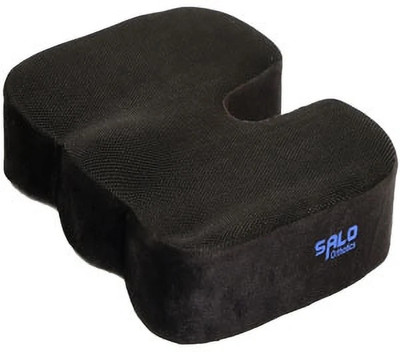 Salo Orthotics PU Foam Tailbone Pain Coccyx Cushion Back / Lumbar Support(Blue, Black)