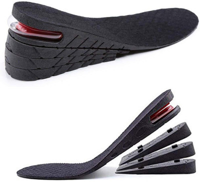El Syco Height Increase Insoles 2-3 Layer 4cm-8cm Ankle Support(Red)