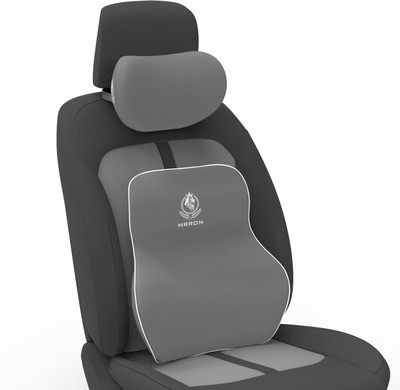 MRRON APLE EXEMPHLAR Memory Foam Neck Rest & Lumber Support For Car or Office Chair Back / Lumbar Support