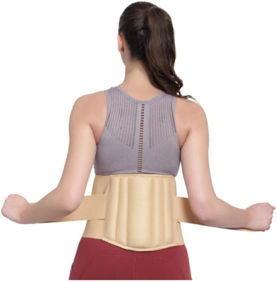Mulkraj LSS-LUMBER SACRAL Lumbar Sacral (Waist for Men/Women Back Pain Relief,117 Back / Lumbar Support(Beige)