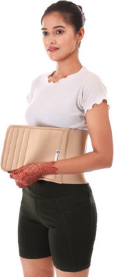 healntrust KF-3 in1 Postpartum recovery Post pregnancy abdominal binder belt Abdominal Belt(Beige)