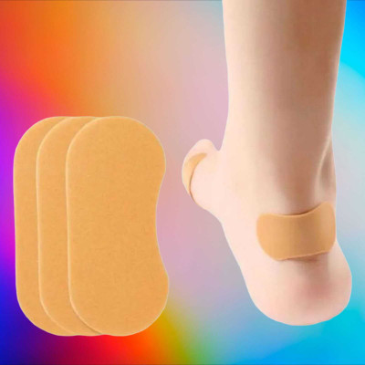 FlyTouch Heel Cushion Pads Heel Grips Insert Cushion Heel Grips Thick Stickers AQ Heel Support(Beige)