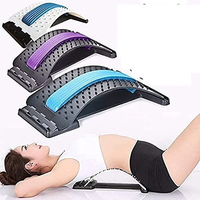FITRONYX Magic Back Pain Remove Relief Lumbar Region Support Back / Lumbar Support(Black)