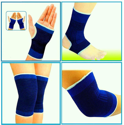 abcdeyes Palm, Ankle, Knee, Elbow Support Combo Gym Support Palm Hand Support
