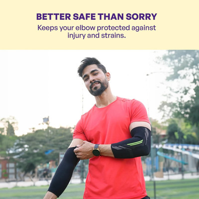 Top Solutions For Every Need 3D Elbow Brace Breathable Support for Men and Women in Sports and Daily Activit Arm Support(Black)