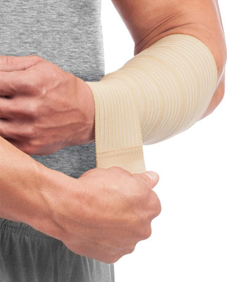 RACE Elastic Compression Bandage Wraps for Ankle, Knee, Elbow for Sports & Workout Elbow Support