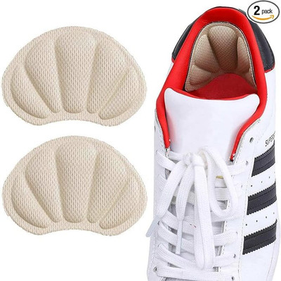 nrgenterprise Heel Grip Liner Shoe Bite Protector Back Heel Support 1 SET Heel Support (Grey) Heel Support