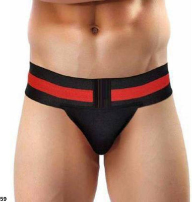 Modkart A59_Fitness Fighter Gym Supporter Underwear pac Supporter(Black)