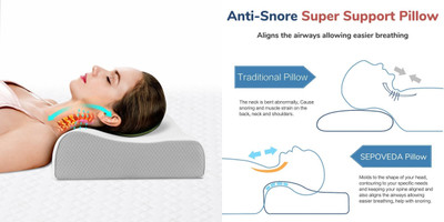 PRATIK MARKETING Memory Foam Quotes Sleeping Pillow Pack of 86(White)
