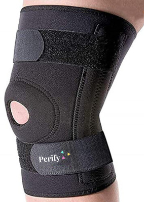 Perify Knee Cap Belt Knee Support Open Patella Gym Workout, Arthritis for Women and Men Knee Support