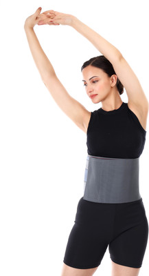 healntrust Abdominal belt after delivery for tummy reduction Abdominal Belt(Grey)
