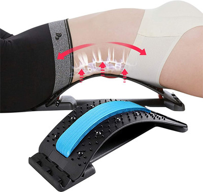 GJSHOP Back Stretcher Chiro-Board for Back Pain Relief Spine Posture Corrector Posture Corrector