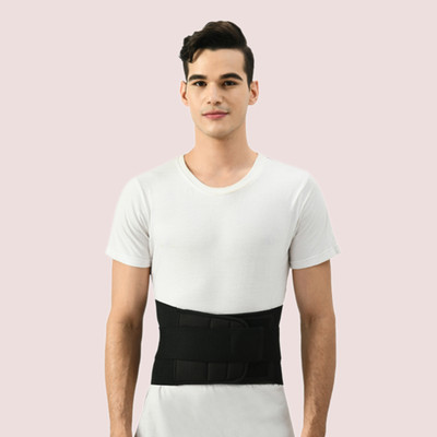 Psons Slim Belt for Men and Women Tummy Trimmer Supporter Abdominal Belt(Black)