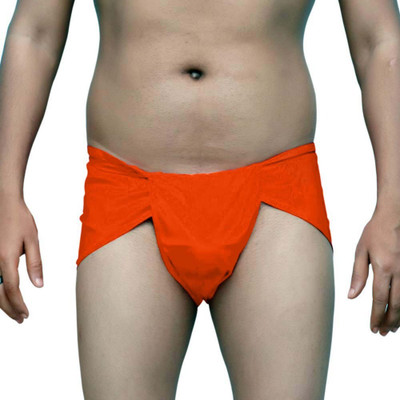 ABNF Men's Cotton Langot Supporter Underwear for Gym, Exercise, Workout Supporter(Red)
