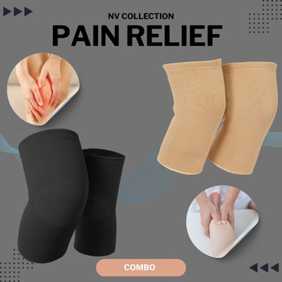 CTC CREATION Black&Brown ProRelief Orthopedic Knee Duo Knee Support