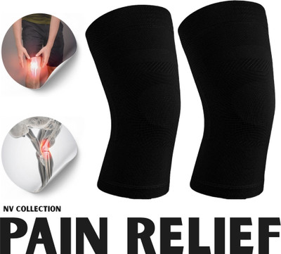 NV COLLECTION Mobility Booster Knee Support with Pain Relief Knee Support(Black)