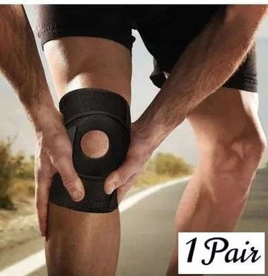 Mulkraj Ortho Knee Support(Men and Women) (Black)-42 Knee Support(Black)
